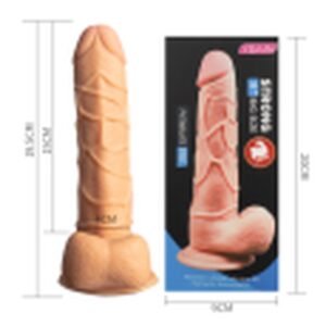 Real-Feel 8 Inch Silicone Dildo
