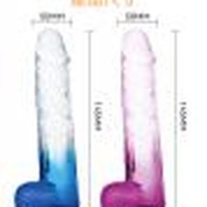 Translucent Glow Silicone Dildo