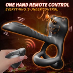 Demon Bull Vibrating Couples Ring